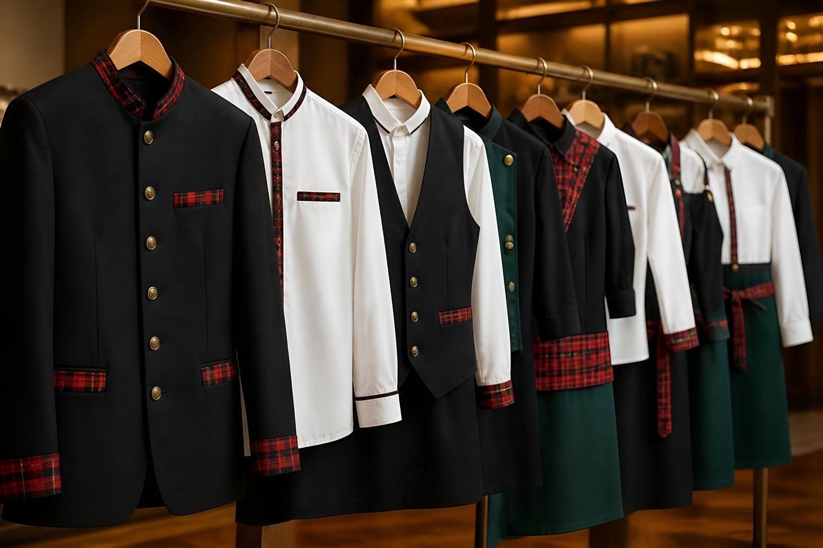 Staff uniforms
